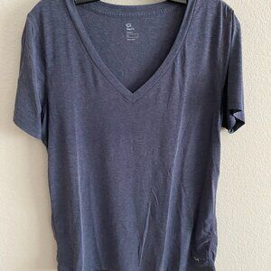 GAP Fit Blue Activewear V-Neck
